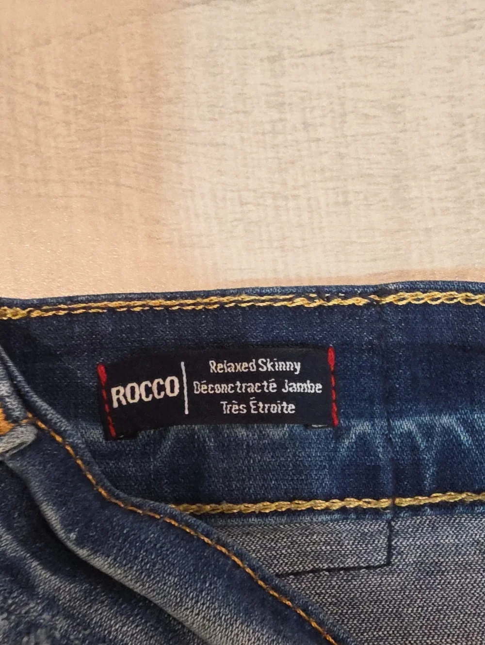 True Religion Rocco Relaxed Skinny Distressed Men's Size 38x34 Stretch